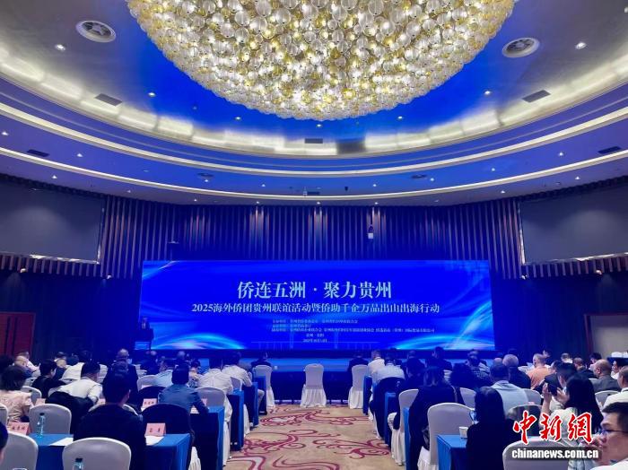 2025海外侨团贵州联谊活动暨侨助千企万品出山出海行动启动