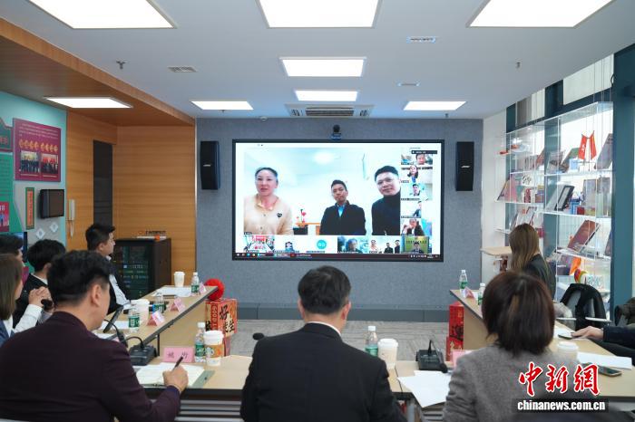 海内外友好侨青社团新春“云聚”上海 叙情谊话合作