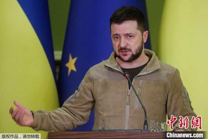 资料图：泽连斯基。