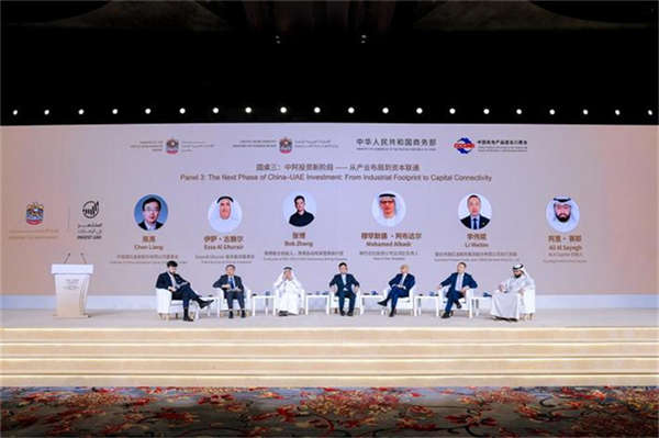 中外企业负责人展开讨论。阿联酋驻华大使馆供图